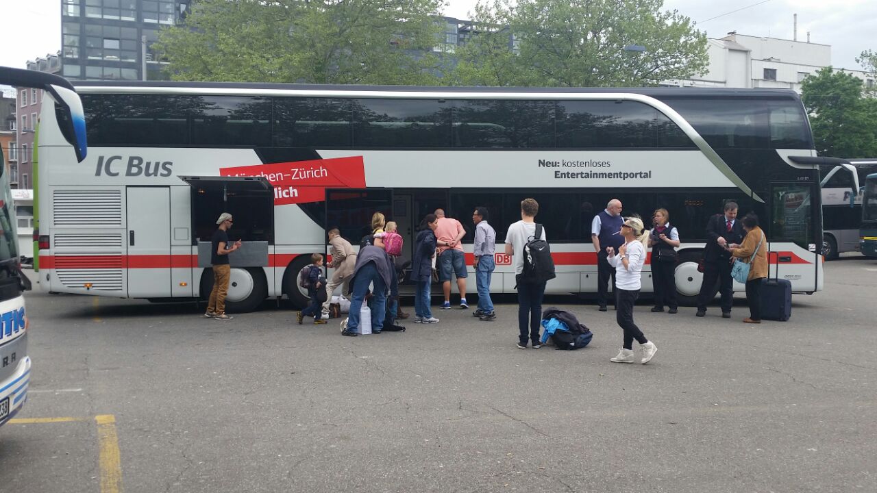 Beliebteste Busstrecke Schweiz - Deutschland
